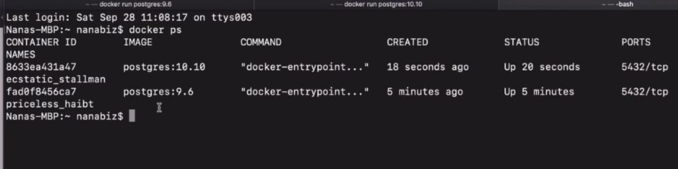 2 Postgres versions running