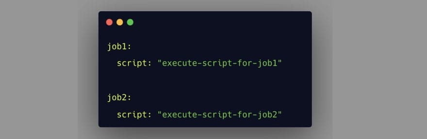 Example configuration for GitLab jobs