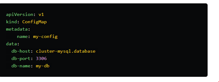 Database connection configuration
