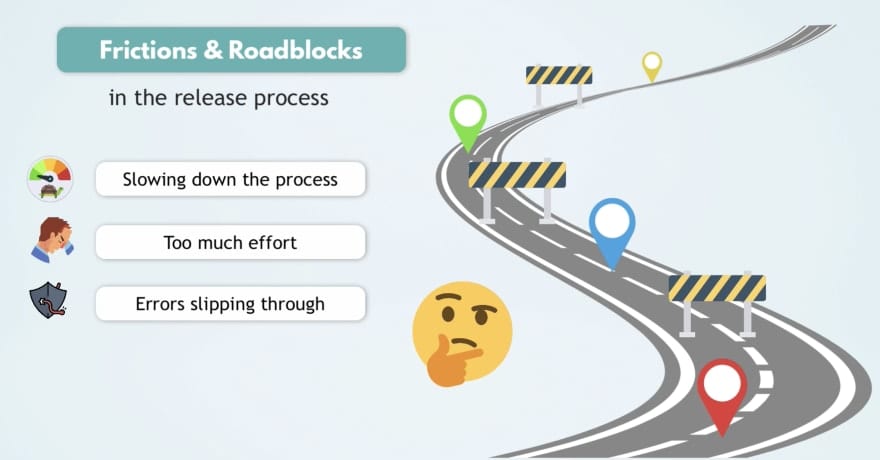 Roadblocks and frictions that slow down the release process