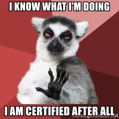 Certification Meme TechWorld with Nana