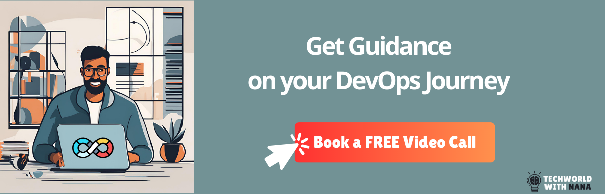 Book a free video call - devops bootcamp by techworld with nana
