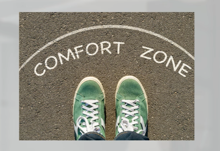 Doing things outside your comfort zone
